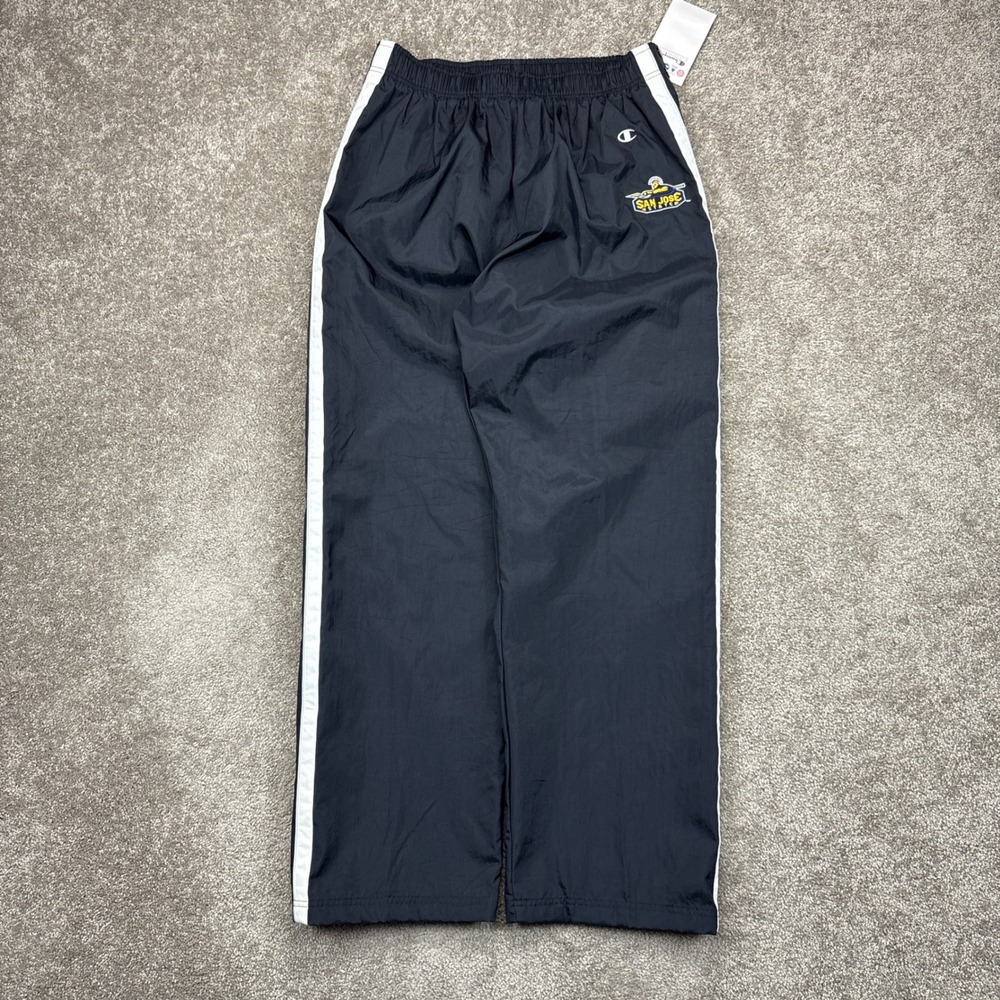 Vintage Y2K Champion San Jose State‎ Nylon Snap Track Pants XL NWT
